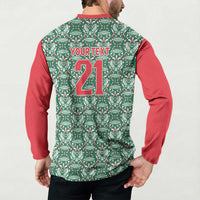 Mexico WC26 Custom Button Sweatshirt Minimalist Aztec Eagle El Tricolor