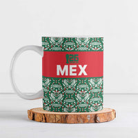 Mexico WC26 Custom Ceramic Mug Minimalist Aztec Eagle El Tricolor