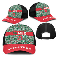 Mexico WC26 Custom Mesh Trucker Cap Minimalist Aztec Eagle El Tricolor