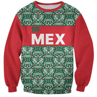 Mexico WC26 Custom Sweatshirt Minimalist Aztec Eagle El Tricolor