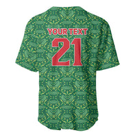 Mexico WC26 Custom Baseball Jersey Minimalist Aztec Eagle Green Color