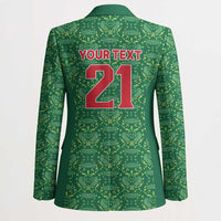 Mexico WC26 Custom Blazer Minimalist Aztec Eagle Green Color