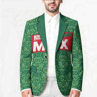 Mexico WC26 Custom Blazer Minimalist Aztec Eagle Green Color