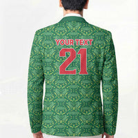 Mexico WC26 Custom Blazer Minimalist Aztec Eagle Green Color