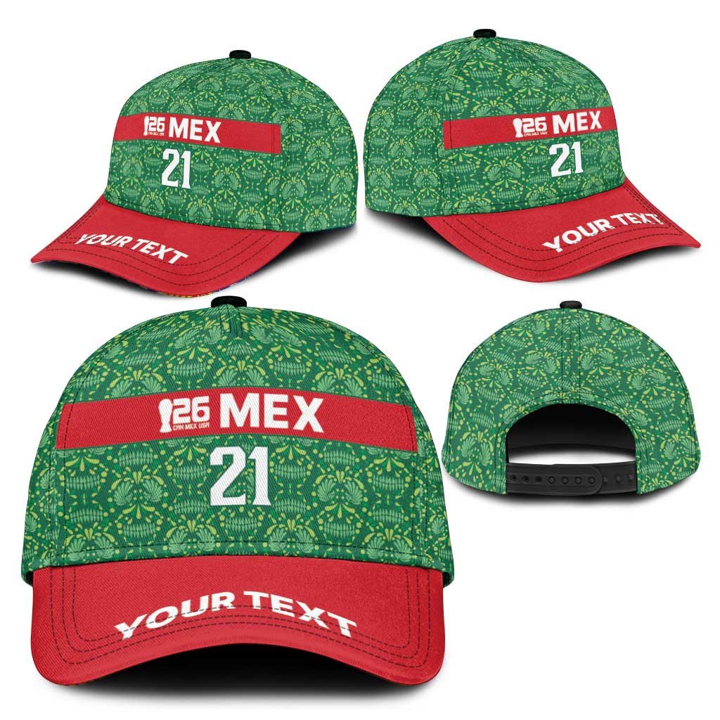 Mexico WC26 Custom Classic Cap Minimalist Aztec Eagle Green Color