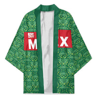 Mexico WC26 Custom Kimono Minimalist Aztec Eagle Green Color