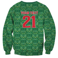 Mexico WC26 Custom Sweatshirt Minimalist Aztec Eagle Green Color