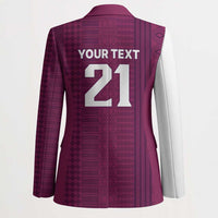 Qatar WC26 Custom Blazer Funny La'eeb with Arabic Pattern