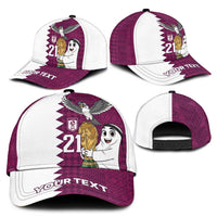 Qatar WC26 Custom Classic Cap Funny La'eeb with Arabic Pattern