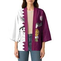Qatar WC26 Custom Kimono Funny La'eeb with Arabic Pattern