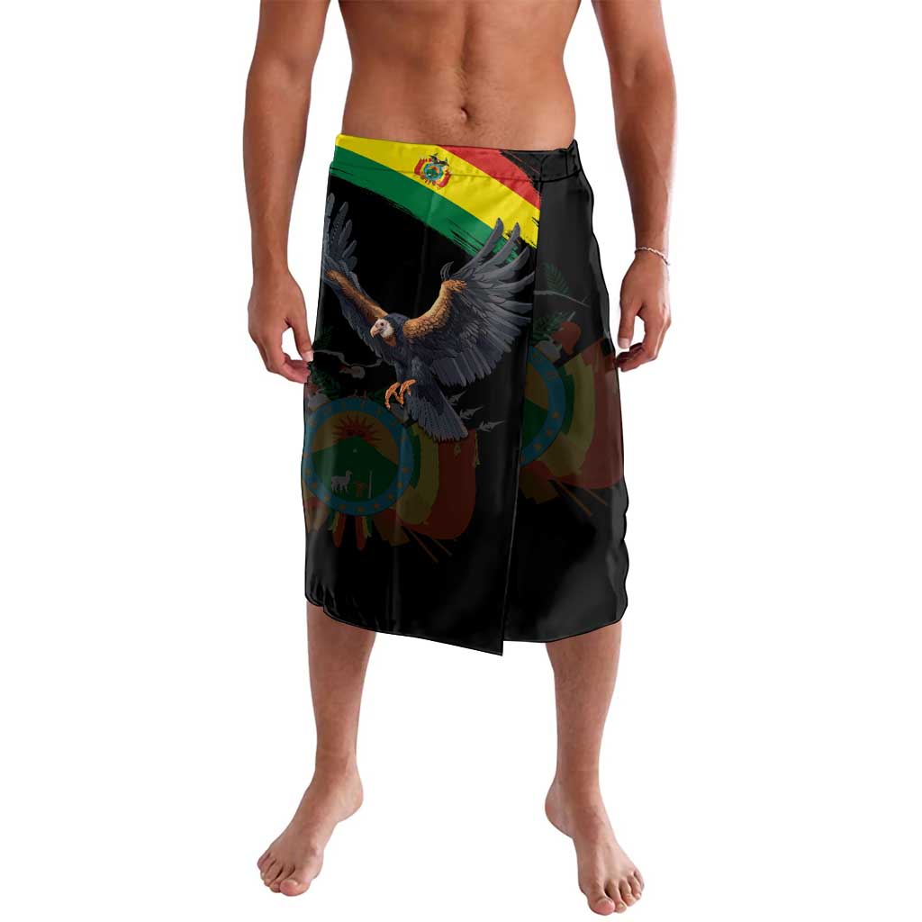 Bolivia Andean Condor Lavalava Grunge Flag Motif