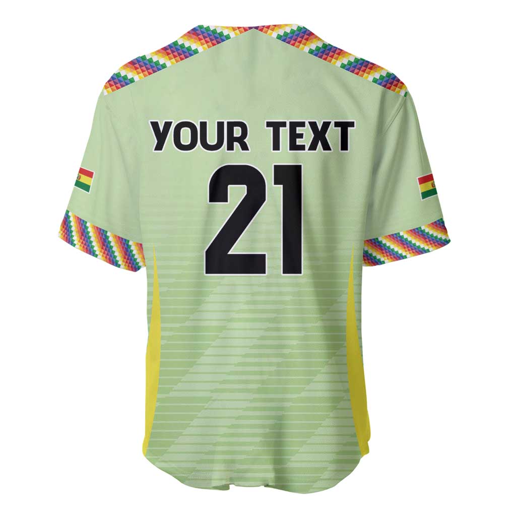 Green football jersey back: YOUR TEXT 21, Wiphala-pattern sleeves