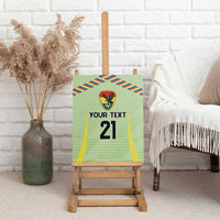 Bolivia Football Custom Canvas Wall Art Wiphala Flag Pattern Spirit