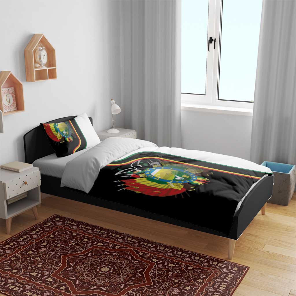 Bolivia Simple Coat of Arm Bedding Set