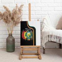 Bolivia Simple Coat of Arm Canvas Wall Art