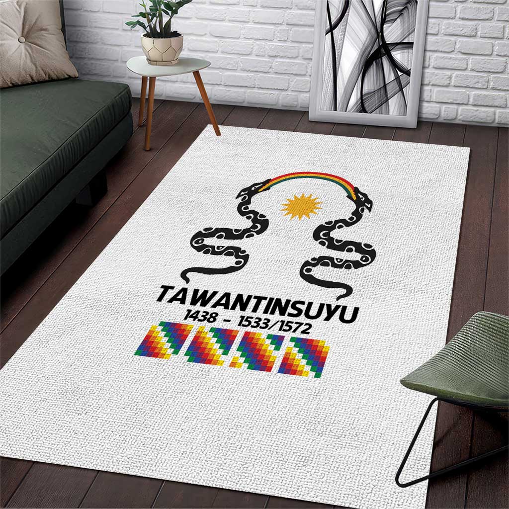 Inca Empire Tawantinsuyu Area Rug Realm of the Four Parts