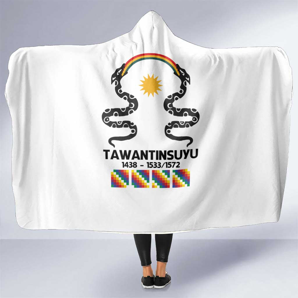 Inca Empire Tawantinsuyu Hooded Blanket Realm of the Four Parts