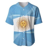 Argentina Flag Day Personalized Baseball Jersey Simple Sol de Mayo