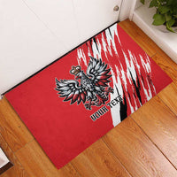 Poland National Flag Day Personalized Rubber Doormat Polsk Eagle Simple Style