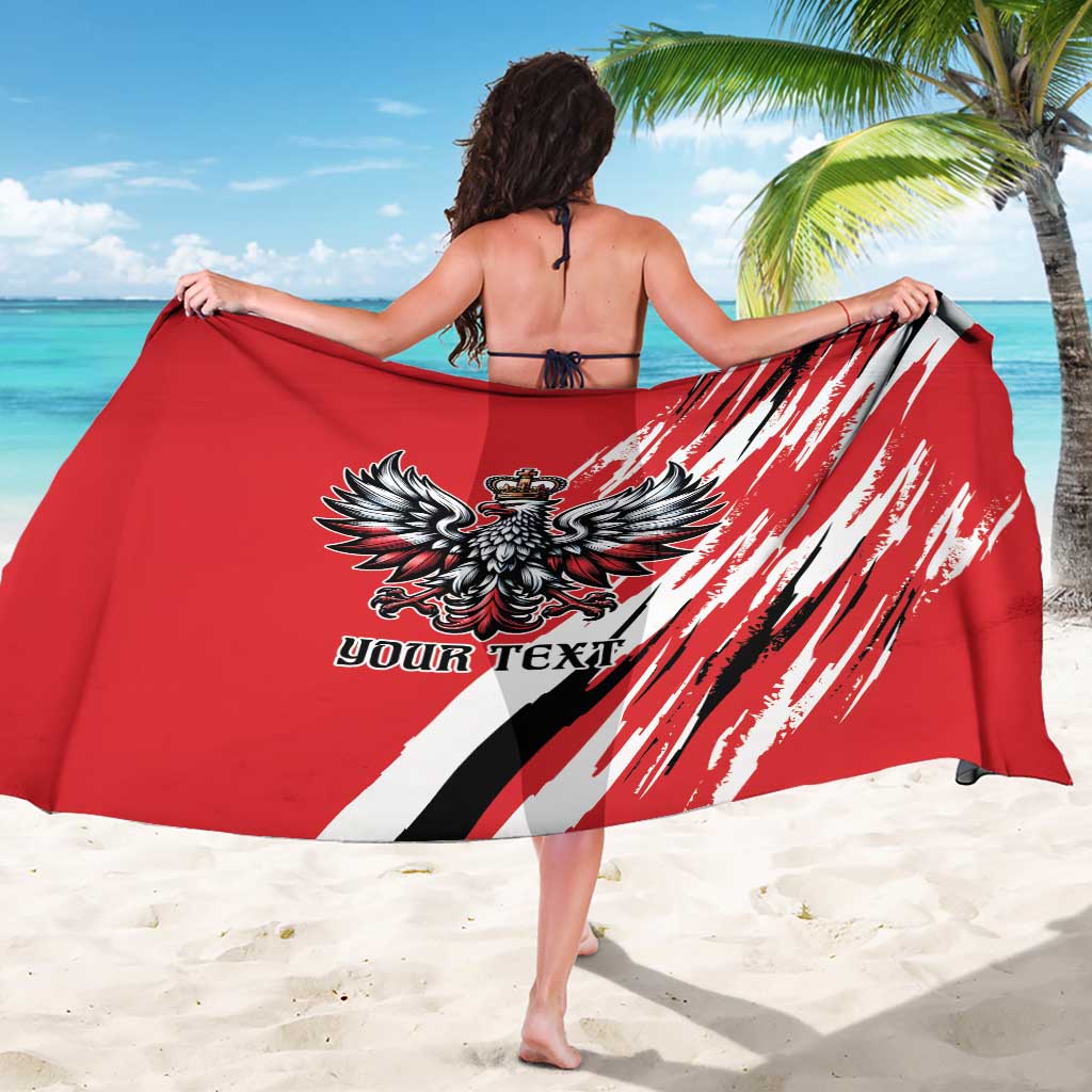 Poland National Flag Day Personalized Sarong Polsk Eagle Simple Style