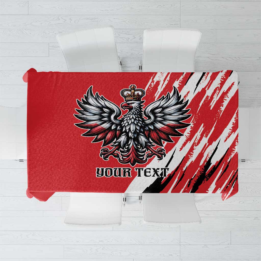 Poland National Flag Day Personalized Tablecloth Polsk Eagle Simple Style