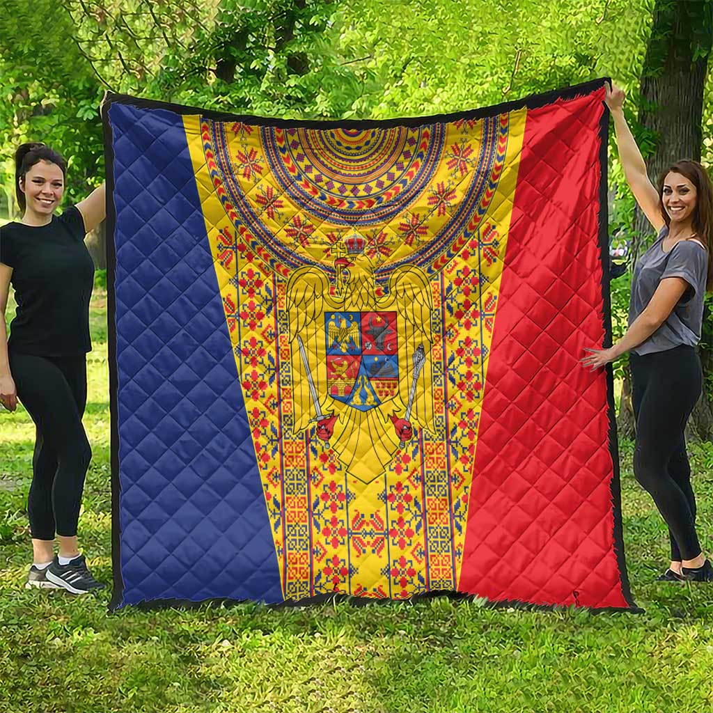 Romania Traditional Embroidery Pattern Quilt