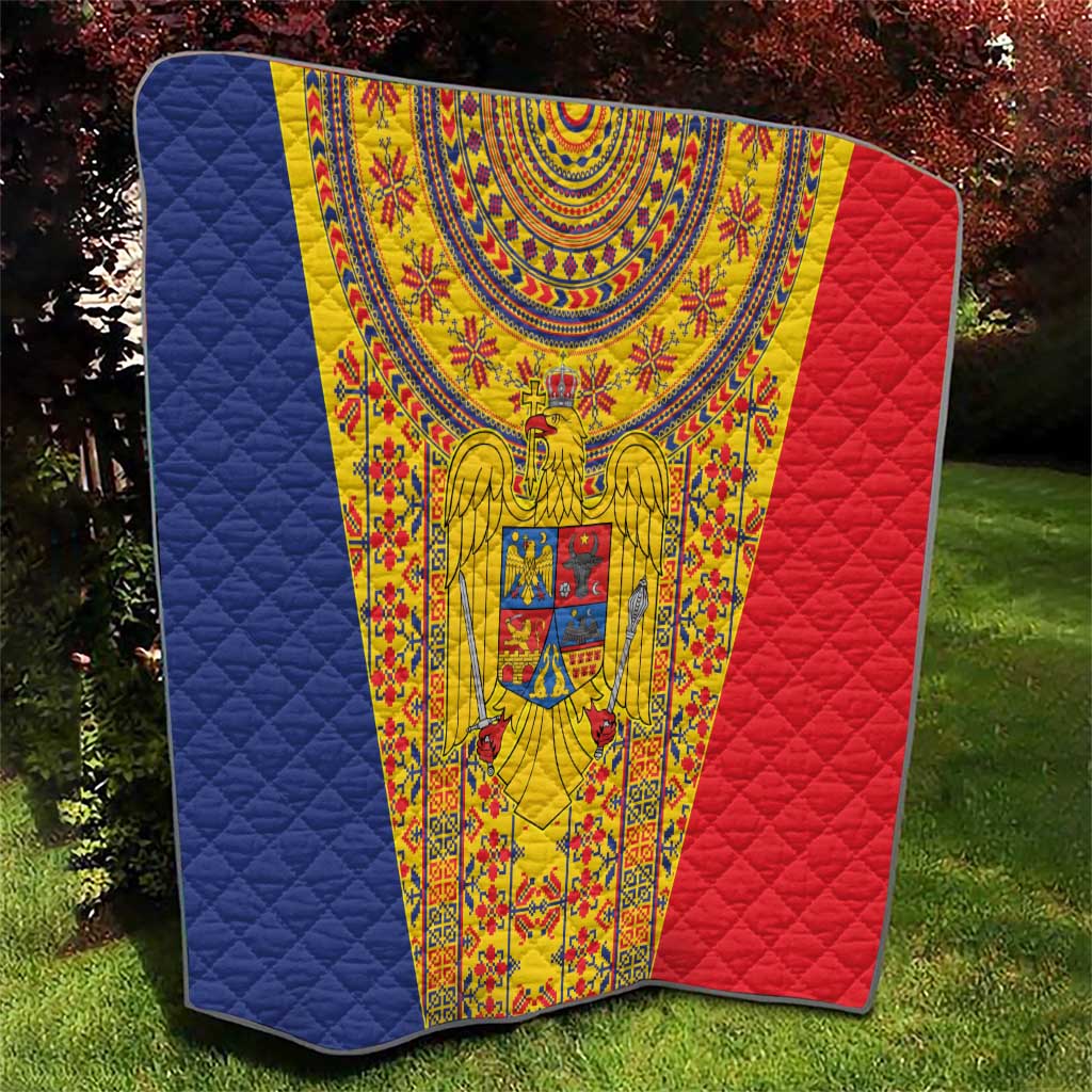 Romania Traditional Embroidery Pattern Quilt