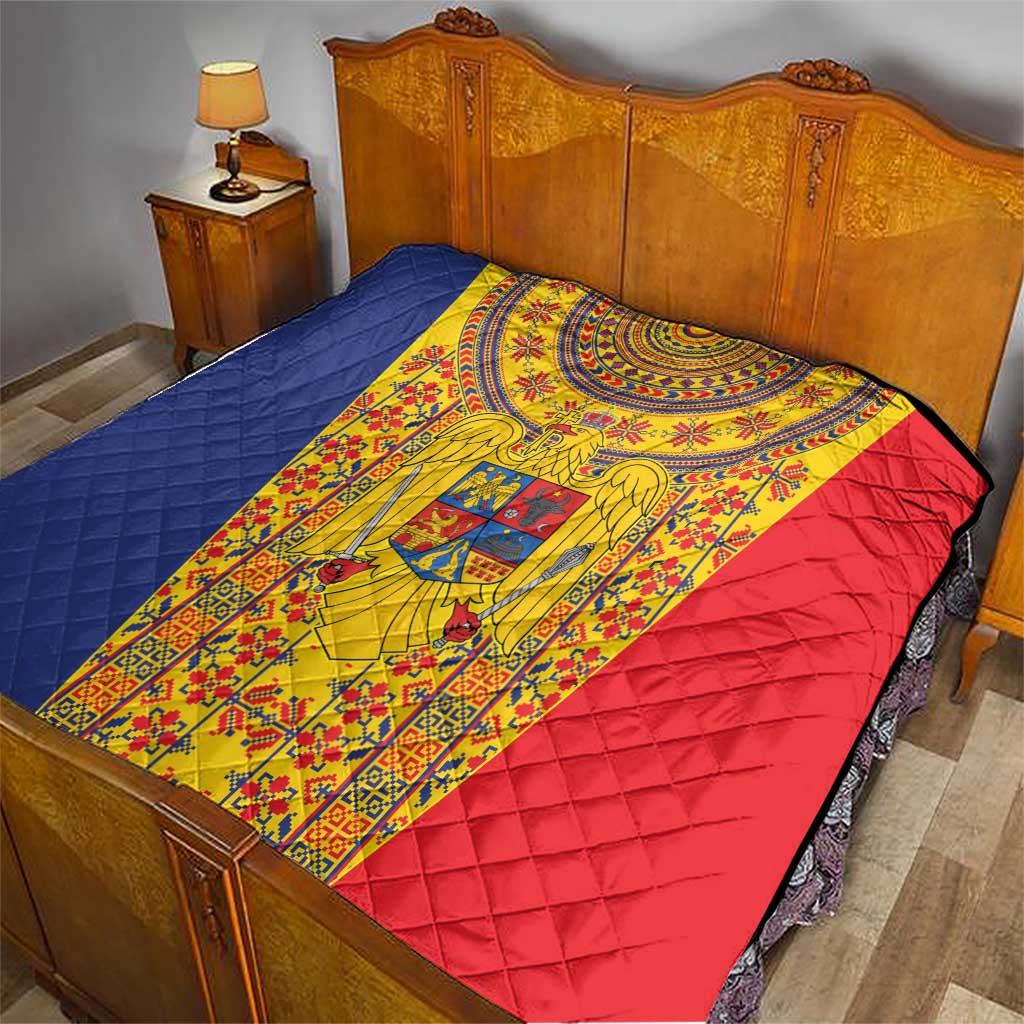 Romania Traditional Embroidery Pattern Quilt