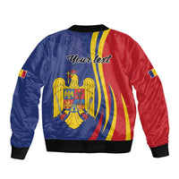 Romania Flag Day Personalized Bomber Jacket National Golden Eagle