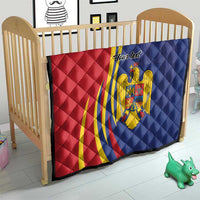 Romania Flag Day Personalized Quilt National Golden Eagle