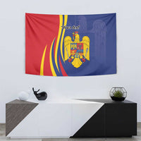 Romania Flag Day Personalized Tapestry National Golden Eagle