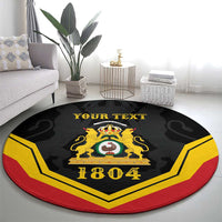 Haiti First Empire 1804-1806 Personalized Round Carpet Haiti Liberte ou la Mort!