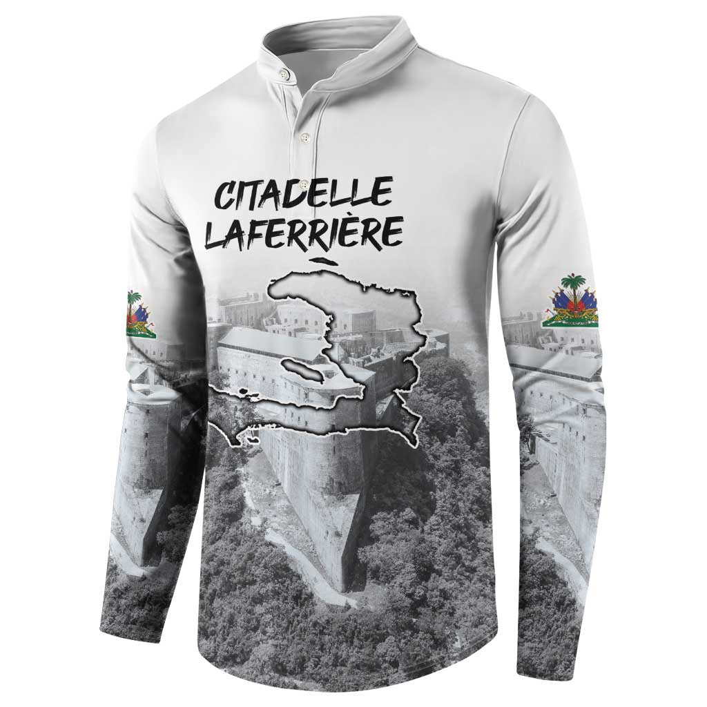Haiti Pride Citadelle Laferriere 1804 Personalized Button Sweatshirt