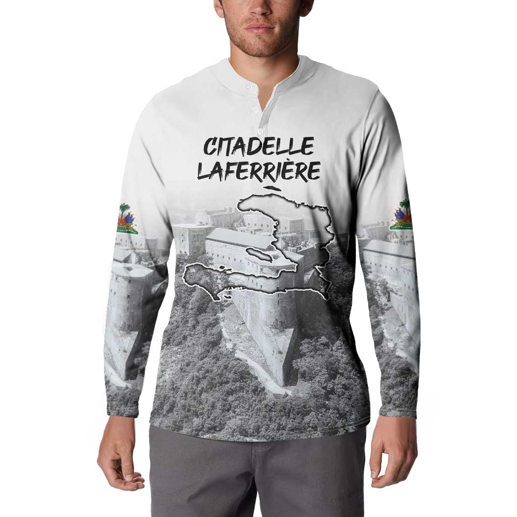 Haiti Pride Citadelle Laferriere 1804 Personalized Button Sweatshirt