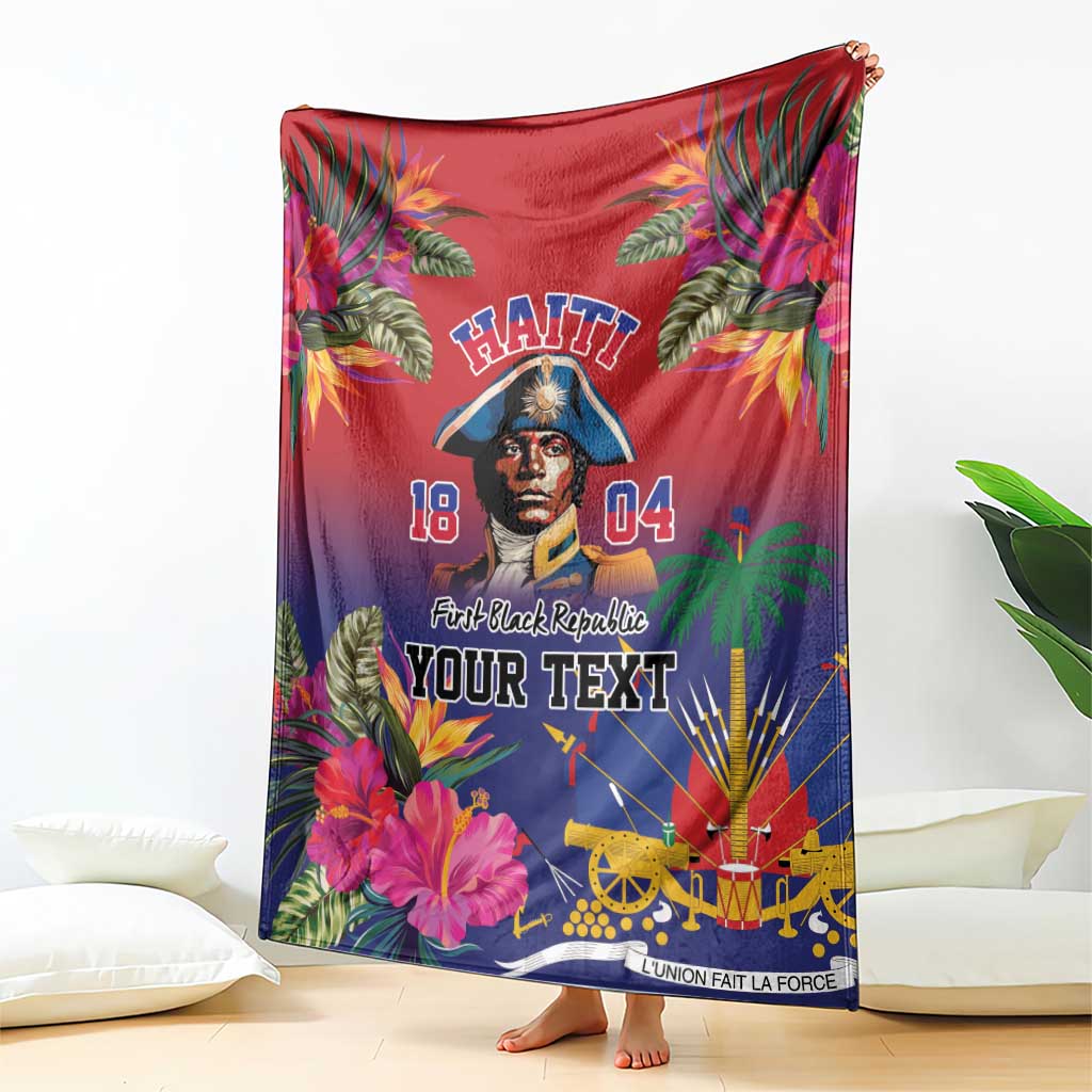 Haiti Toussaint Louverture Personalized Blanket Haitian Revolution 1804