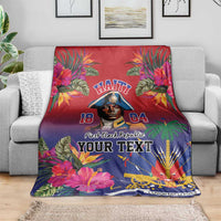 Haiti Toussaint Louverture Personalized Blanket Haitian Revolution 1804