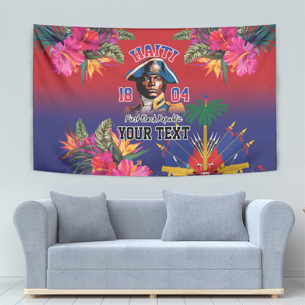 Haiti Toussaint Louverture Personalized Tapestry Haitian Revolution 1804