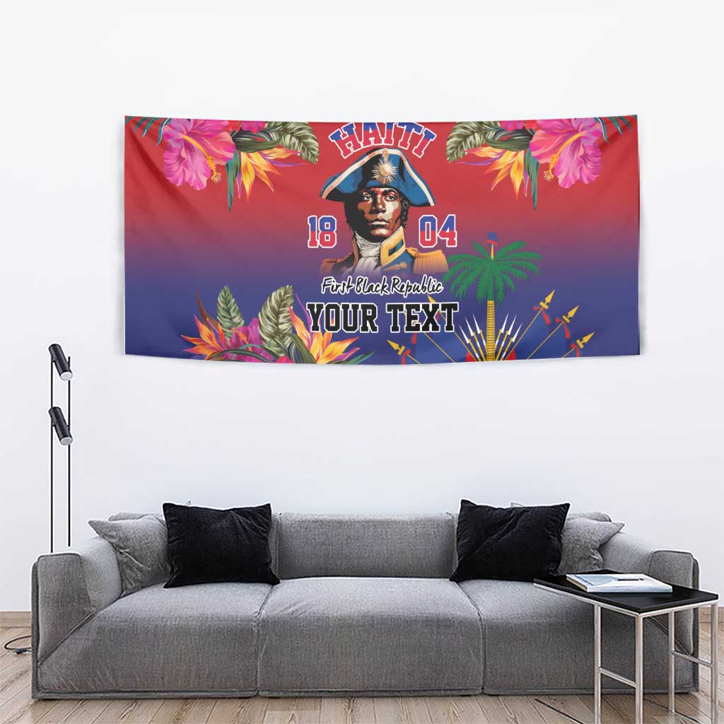 Haiti Toussaint Louverture Personalized Tapestry Haitian Revolution 1804