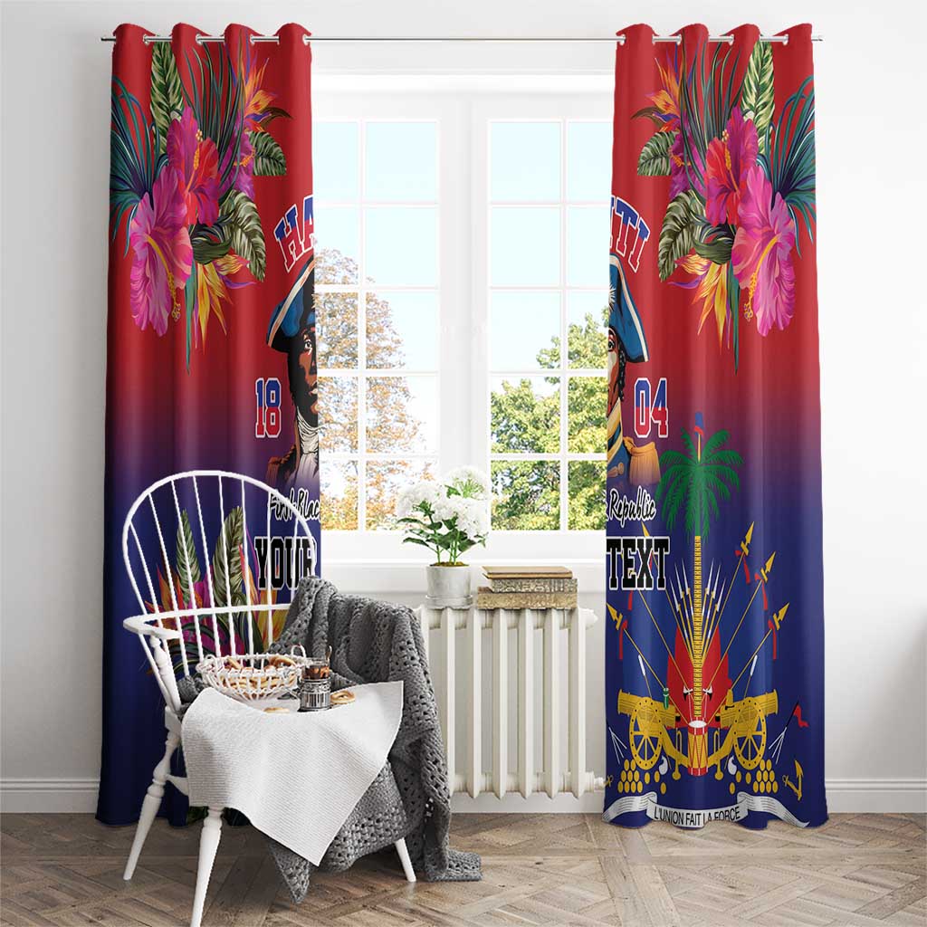 Haiti Toussaint Louverture Personalized Window Curtain Haitian Revolution 1804