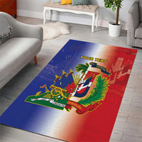 Hispaniola Personalized Area Rug Dominican Republic Haiti Map