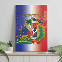 Hispaniola Personalized Canvas Wall Art Dominican Republic Haiti Map