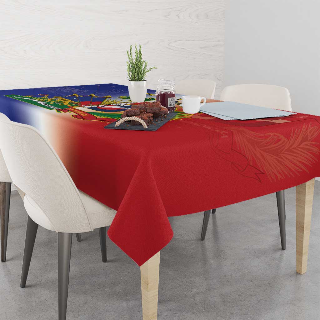 Hispaniola Personalized Tablecloth Dominican Republic Haiti Map