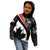 Personalized Canada Day Sine 1867 Kid Hoodie With National Maple Leaf - Wonder Print Shop