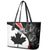 Personalized Canada Day Sine 1867 Leather Tote Bag With National Maple Leaf - Wonder Print Shop