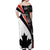 Personalized Canada Day Sine 1867 Off Shoulder Maxi Dress With National Maple Leaf - Wonder Print Shop