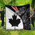 Personalized Canada Day Sine 1867 Quilt With National Maple Leaf