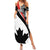 Personalized Canada Day Sine 1867 Summer Maxi Dress With National Maple Leaf