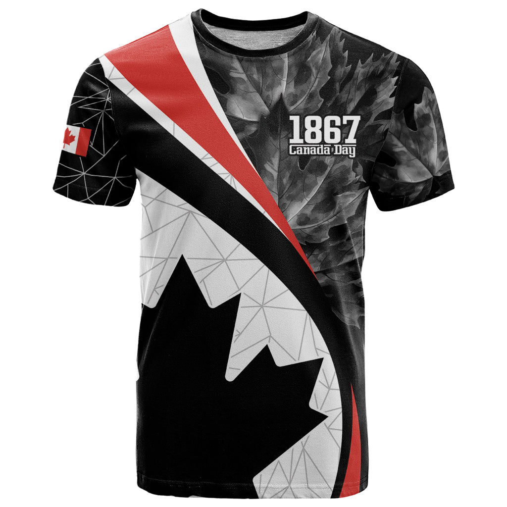 Personalized Canada Day Sine 1867 T Shirt With National Maple Leaf