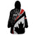 Personalized Canada Day Sine 1867 Wearable Blanket Hoodie With National Maple Leaf