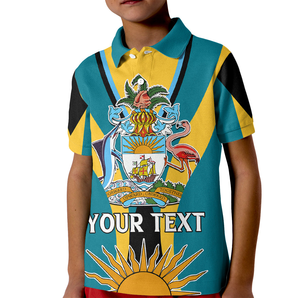 Custom Bahamas Atlantis Kid Polo Shirt Independence Day - Wonder Print Shop